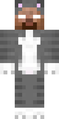 Skin render for Herobrine