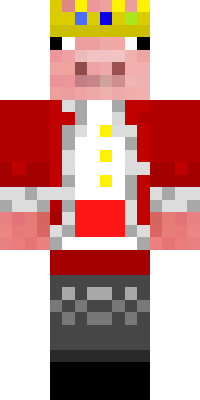 Skin render for Technoblade